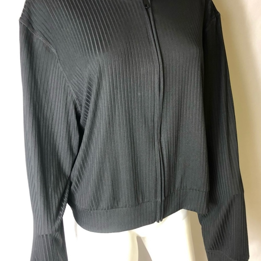 Secret Treasures Ribbed Zip-Up Sweatshirt With Hood - Picture 4 of 8